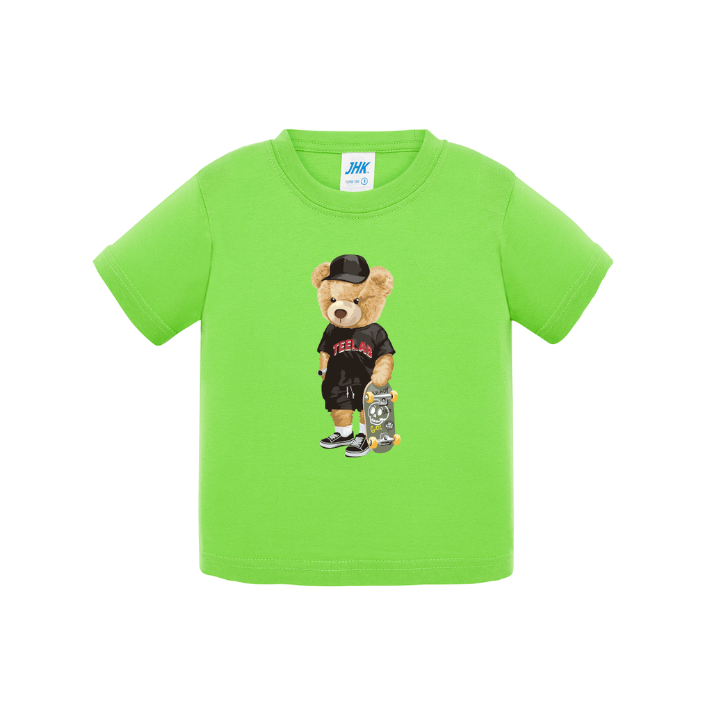 t-shirt neonato teddy teelab colore green