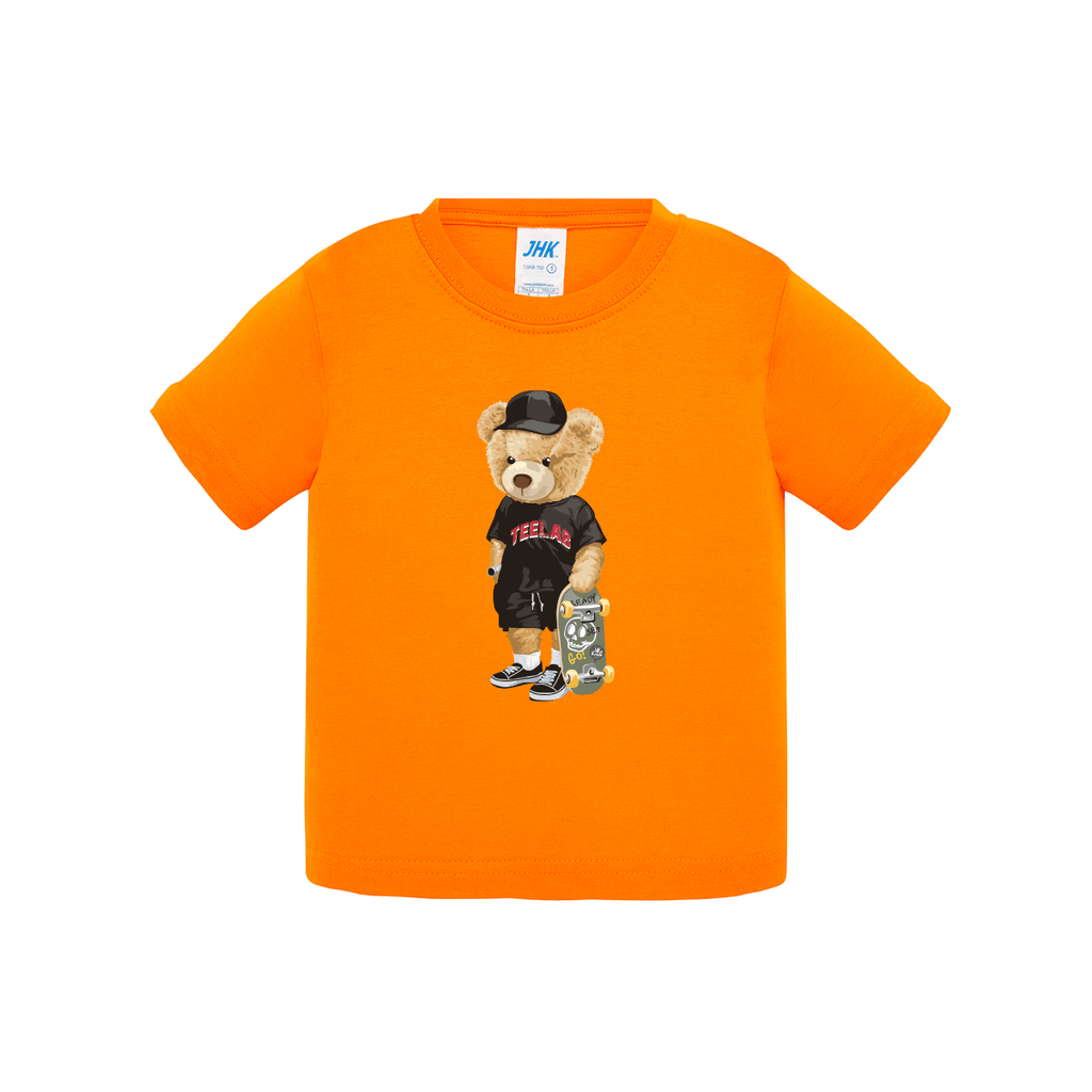 t-shirt neonato teddy teelab colore orange