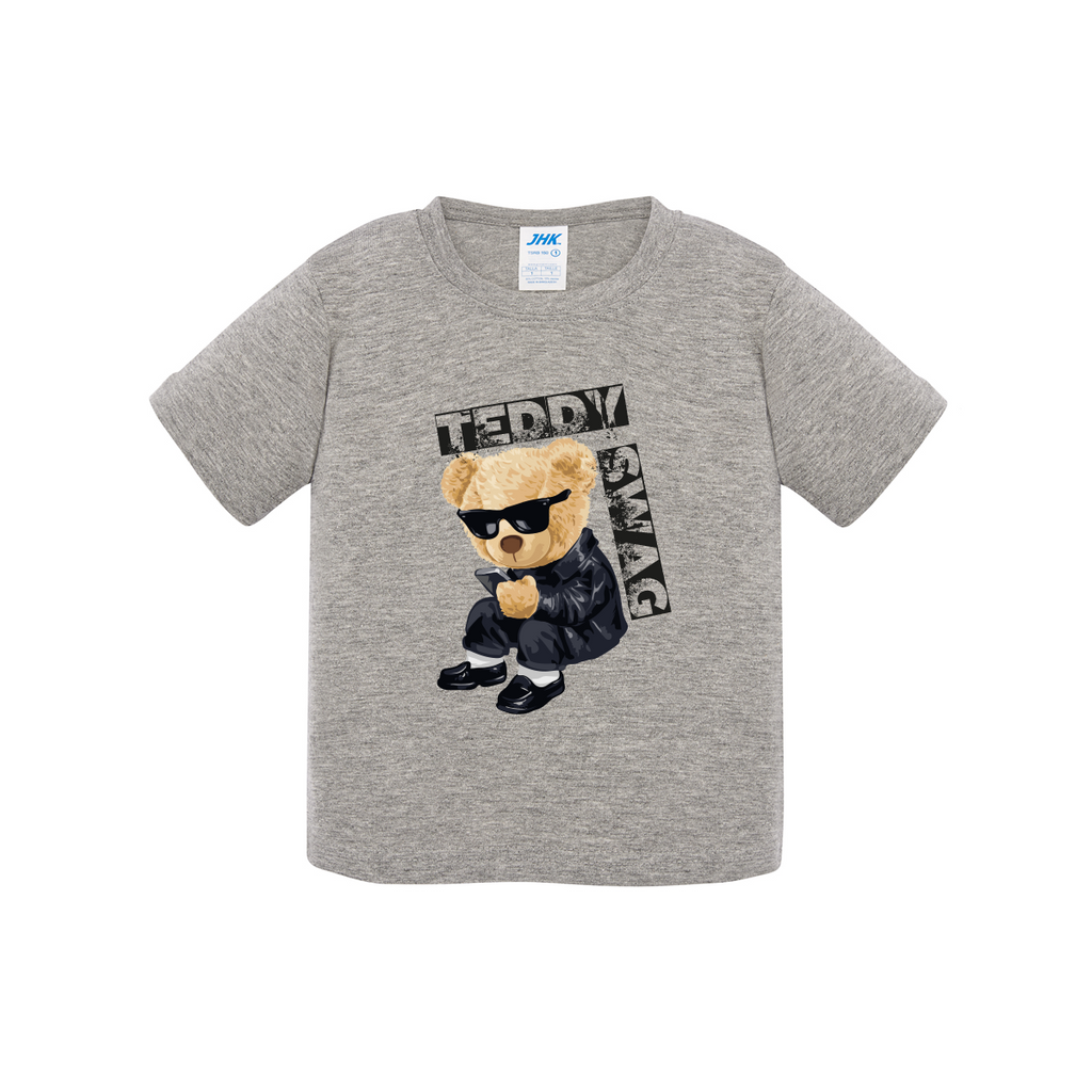 t-shirt neonato teddy swag colore grey teelab