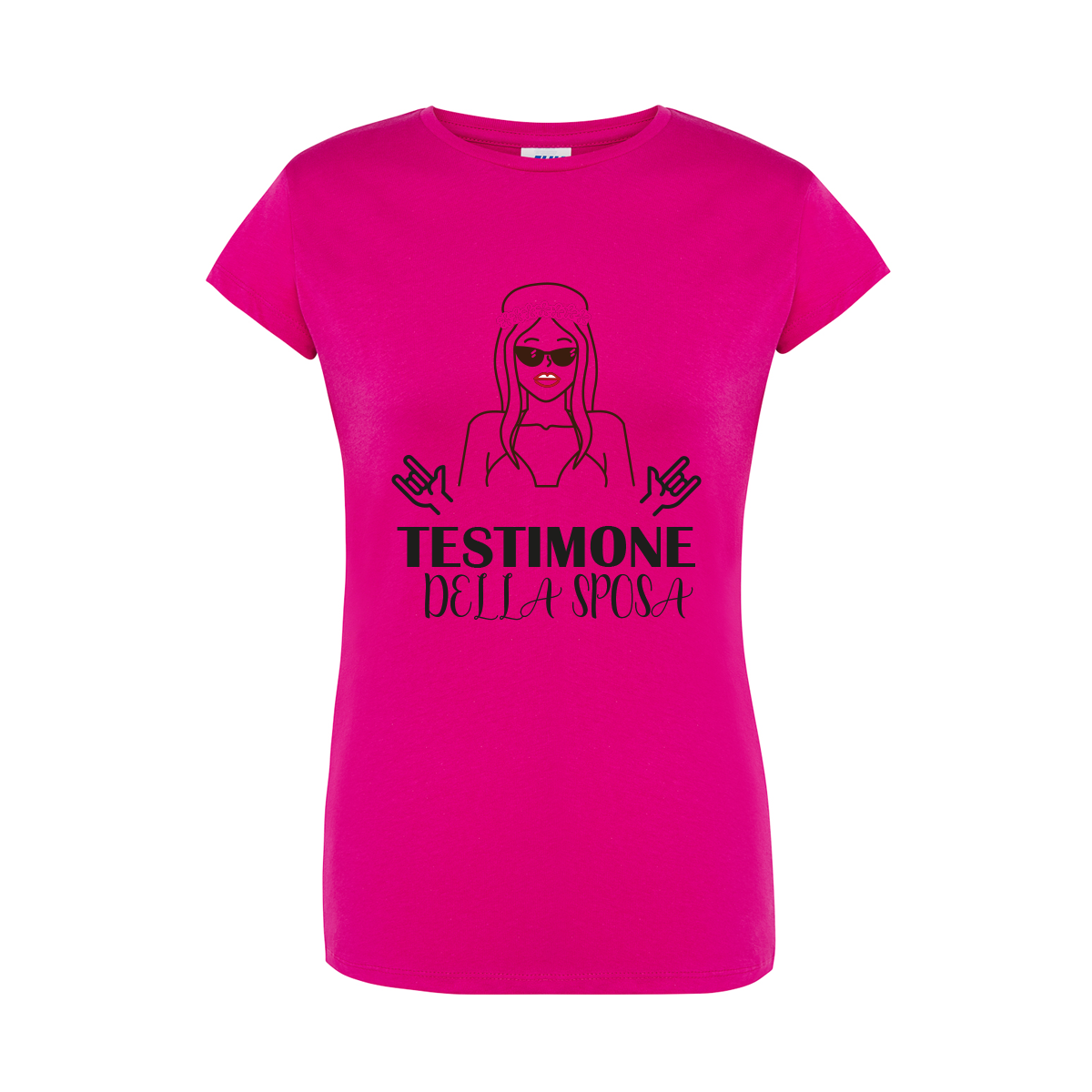Testimone della sposa: maglietta per addio nubilato